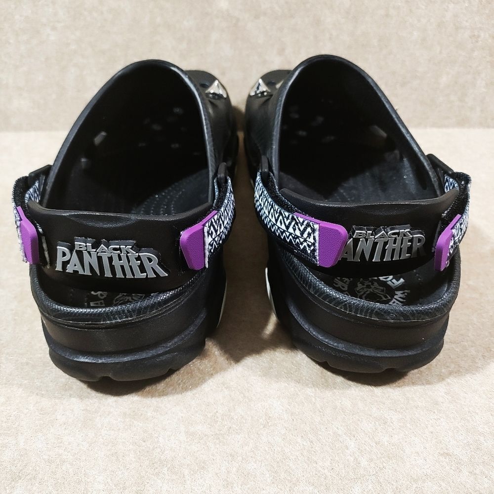 Crocs Marvel Black Panther Wakanda Forever Clogs Men Women - Picture 3 of 4